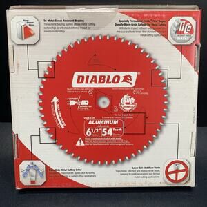 Diablo 6 1/2” Aluminum Copper Brass Cutting Saw Blade, D0654NA, 5 Pack OEM. RC